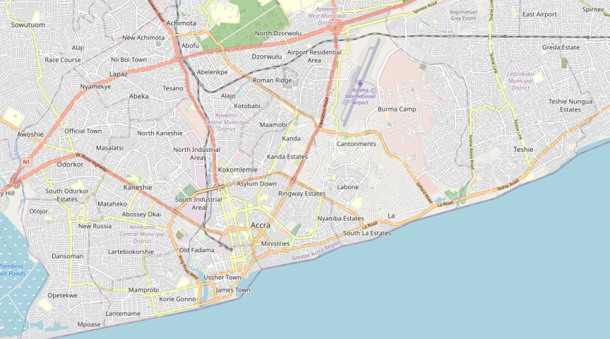 Accra Map